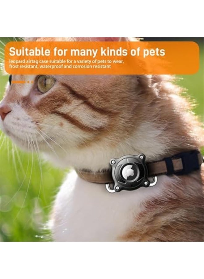 حامل طوق الكلاب لجهاز ايرتاج | لجهاز ايرتاج مقاوم للماء - حافظة حماية لطوق الكلاب والقطط مع حلقة معدنية قابلة للازالة، بولي يوريثين حراري قوي، خفيف الوزن، حجم صغير (اسود) - Image 3